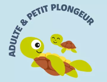 Tortue Petit Plongeur 310X187px Fond Bleu
