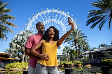 Wheel at ICON park selfie | SEA LIFE Orlando Aquarium
